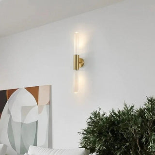 Nisa Glass Pole Lamp Modern  Luxury Marble Base Table Lamp