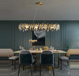 Riley Luxury Chandelier Collection Modern  Luxury Gold Frame Light Fitting