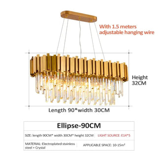 Queen Elizabeth Chandelier Premium Modern  Scandinavian Wooden Accent Light