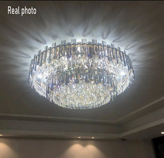 Roberta Crystal Ceiling Lights Classic Modern Geometric Design Lamp