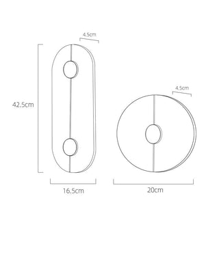 Creative Marble Sconce Modern  Art Deco Inspired Illumination