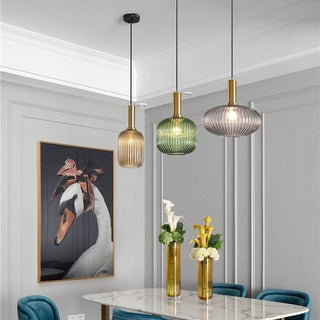 Isadora Pendant Lights Modern  Classic Drum Shade Ceiling Light