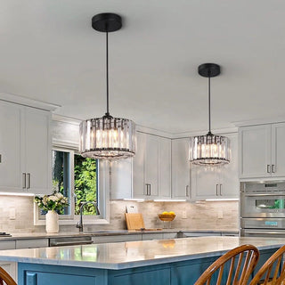 Danielle Crystal Pendant Modern  Contemporary Crystal Statement Fixture