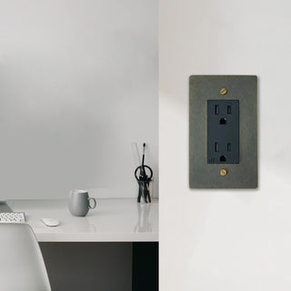 Zynella Wall Outlet Modern  Scandinavian Wooden Accent Light