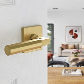 Zynella Door Handle Modern  Art Deco Inspired Illumination