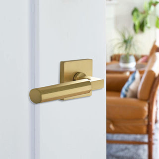 Zynella Door Handle Modern  Art Deco Inspired Illumination