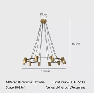 Bernard Chandelier Modern Geometric Design Lamp