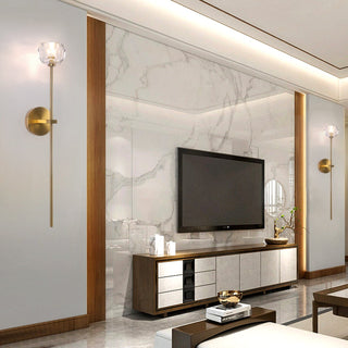 Ebony Crystal Wall Lights Modern  Ultra Slim LED Panel Lighting