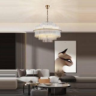 Luna Collection Modern  Classic Drum Shade Ceiling Light
