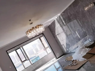 Denise Chandelier Modern  Luxury Gold Frame Light Fitting