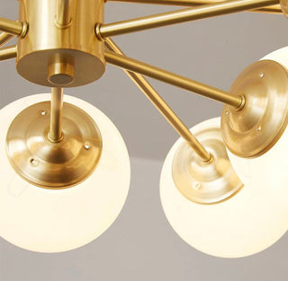 Melanie Bubble Chandelier Modern  Ornate Antique Finish Fixture