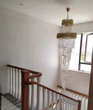 Golden Marie Chandelier Collection Modern  Contemporary Crystal Statement Fixture