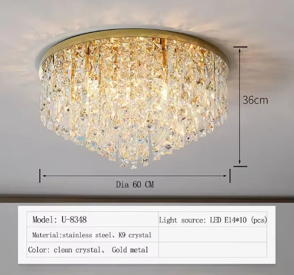 Mayfair K9 Crystal Lamp