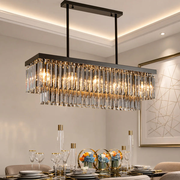 Katie Black Crystal Chandelier