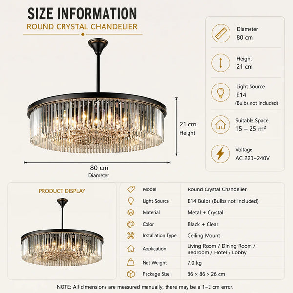 Helena Modern Crystal Pendant