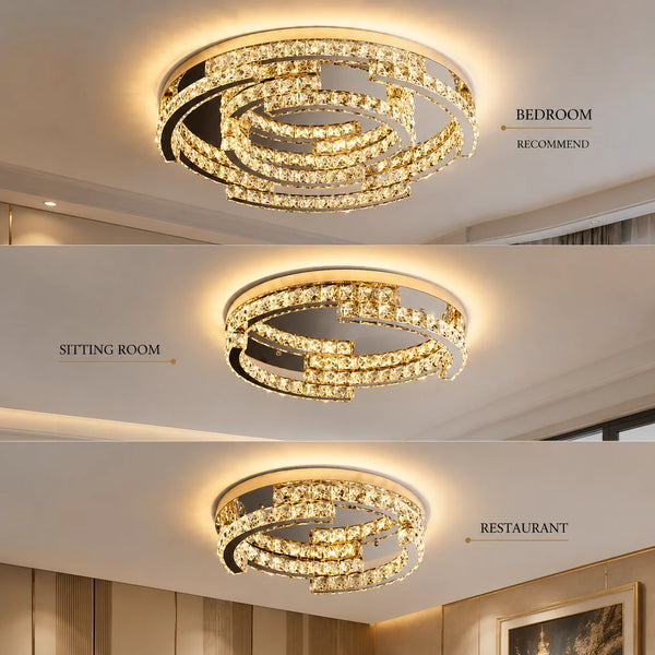 Hampstead Crystal Modern Chandelier