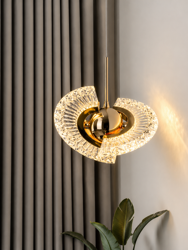 Zynella Mini Acrylic LED Pendant Chandelier