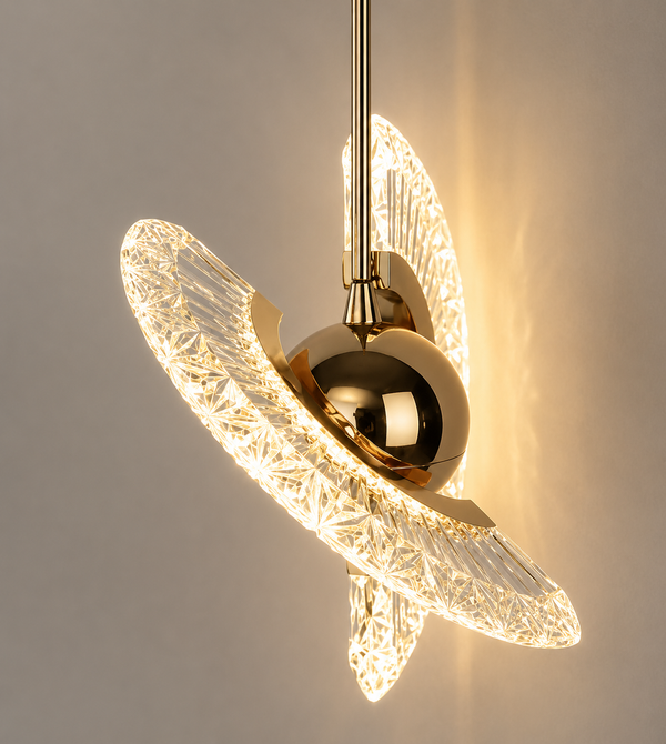 Zynella Mini Acrylic LED Pendant Chandelier