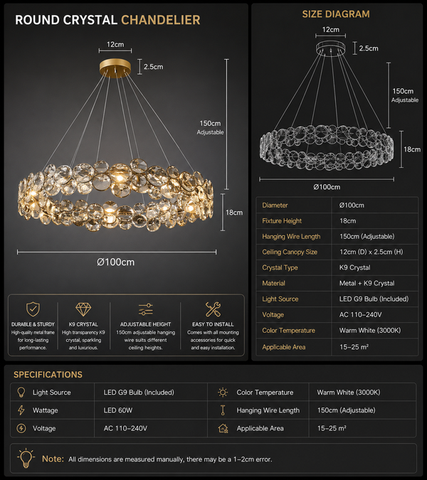 Balham Modern Chandelier