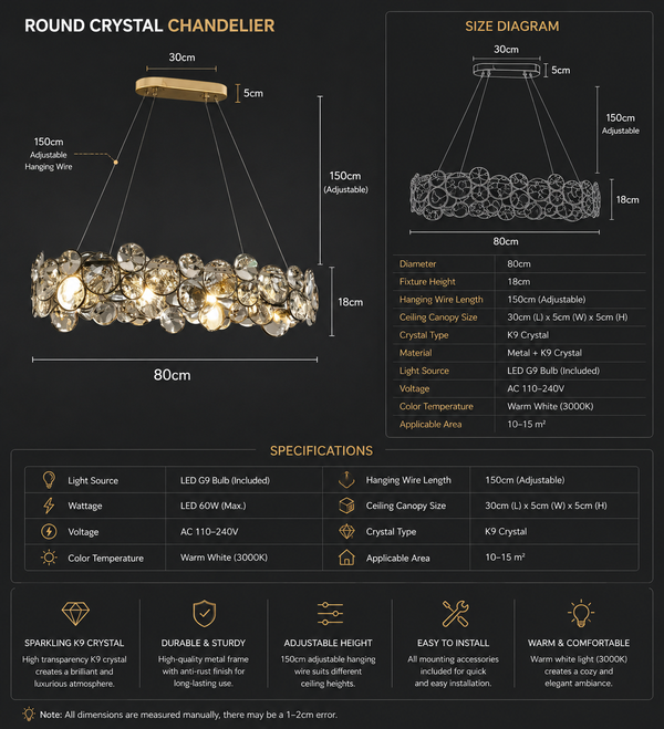 Balham Modern Chandelier
