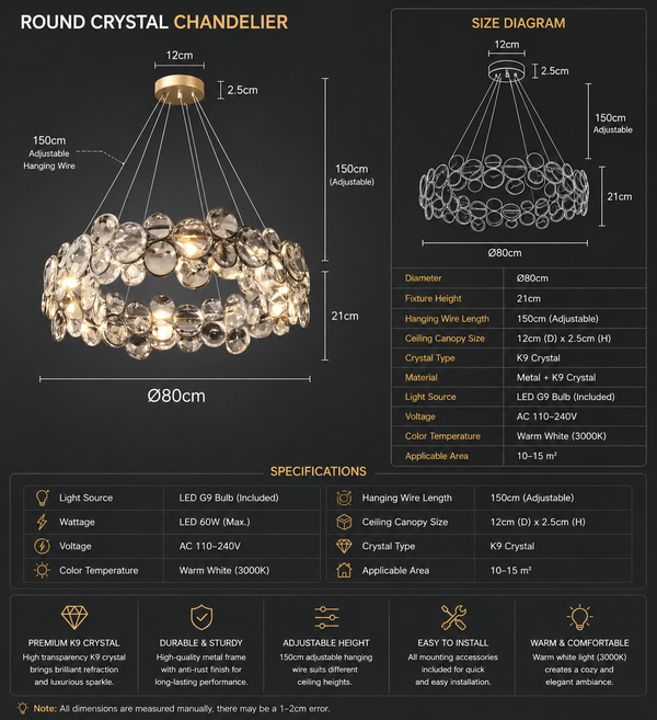 Balham Modern Chandelier