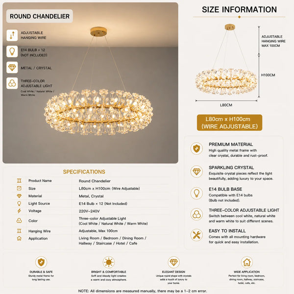 Chelsea Ring Elegant Chandelier