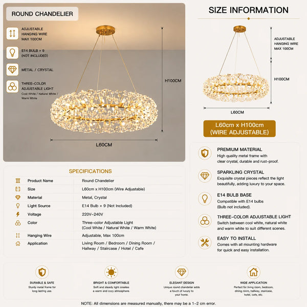 Chelsea Ring Elegant Chandelier