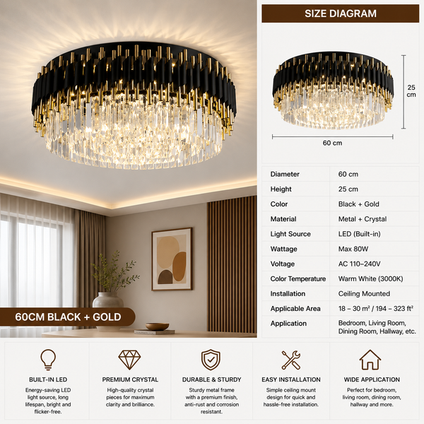 Zynella Winford Crystal Chandelier