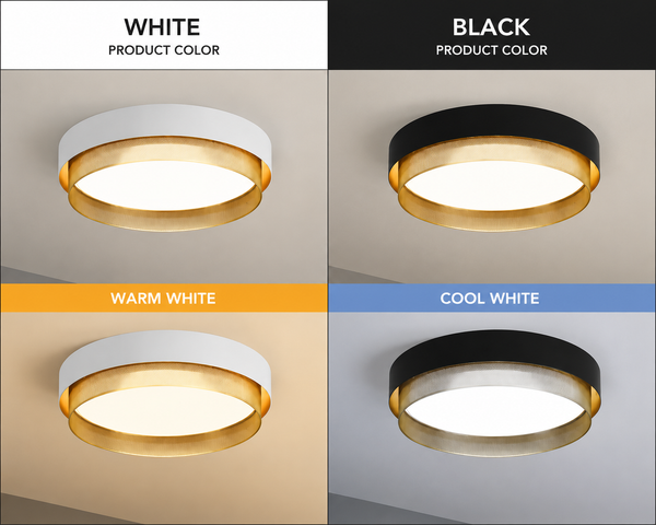Evlon Circular Modern Ceiling Light