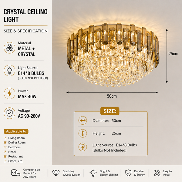 Vetra Prism Crystal Chandelier