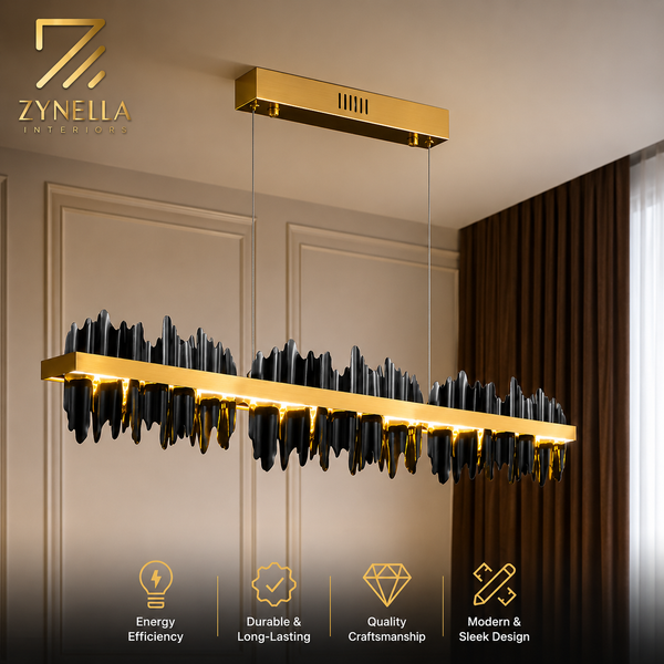 Zynella Iceberg: Linear LED Architectural Chandelier