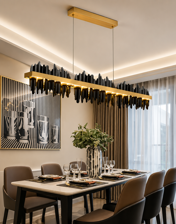 Zynella Iceberg: Linear LED Architectural Chandelier