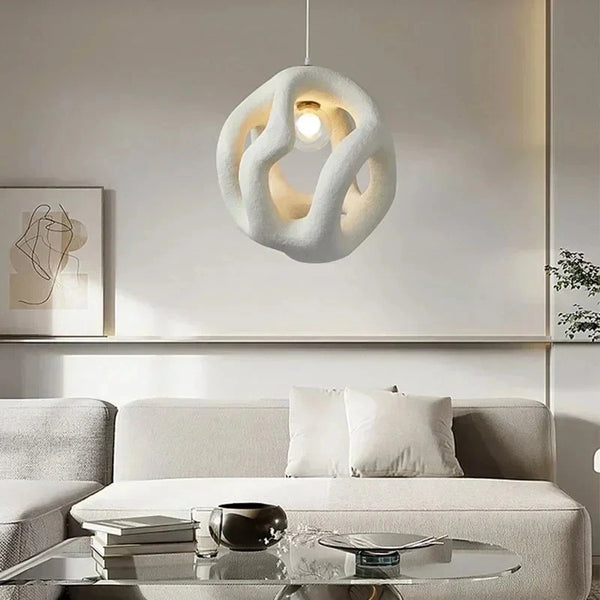 Contemporary LED resin pendant lamp