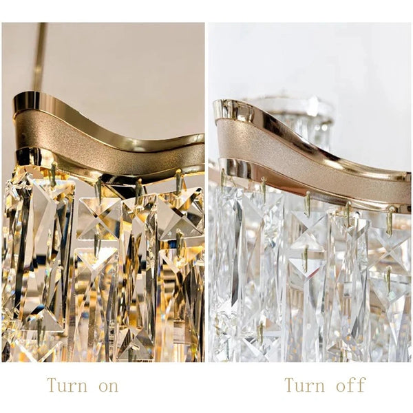 Contemporary crystal chandelier lighting