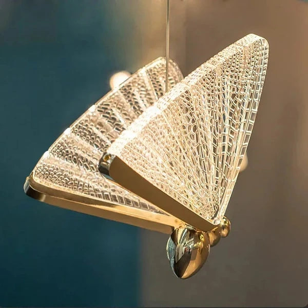 Creative butterfly pendant for bedroom