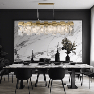 Denise Chandelier Modern  Luxury Gold Frame Light Fitting