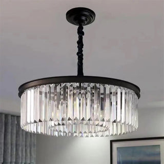 Helena Crystal Pendant Modern  Rustic Industrial Hanging Lamp