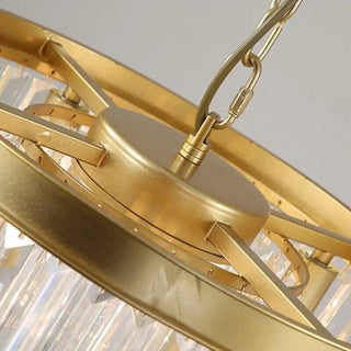 Helena Crystal Pendant Modern  Rustic Industrial Hanging Lamp