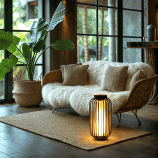 Zynella Cage Waterproof Lamps Modern  Vintage Brass Accent Lighting