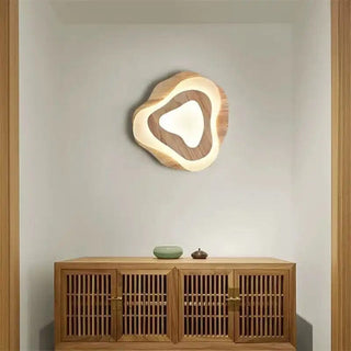 Zayden Wooden Chandelier Chic Modern  Bohemian Rattan Woven Pendant