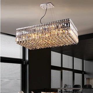 Jade Crystal Chandeliers Modern  Contemporary Crystal Statement Fixture