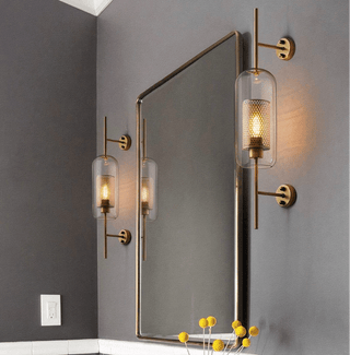 Elouise Glass Lamp Modern  Handcrafted Artisan Ceiling Light