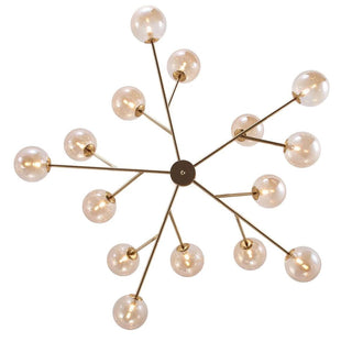 Flint Sputnik Chandelier Modern  Rustic Industrial Hanging Lamp