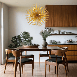 Postmodern firework chandelier Opulent Modern  Ornate Antique Finish Fixture