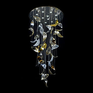 Magnolia Crystal Chandelier Modern Geometric Design Lamp