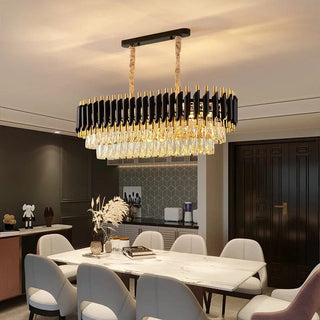 Leonardo Chandelier Collection Modern  Luxury Gold Frame Light Fitting
