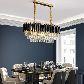 Leonardo Chandelier Collection Modern  Luxury Gold Frame Light Fitting