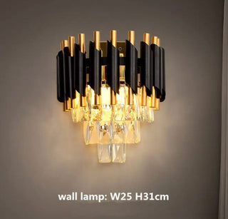 Leonardo Chandelier Collection Modern  Luxury Gold Frame Light Fitting