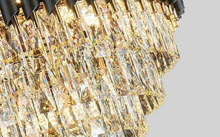 Leonardo Chandelier Collection Modern  Luxury Gold Frame Light Fitting