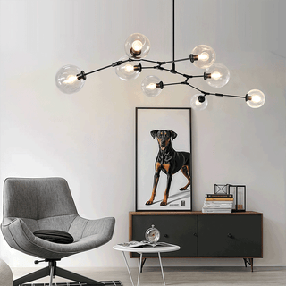 Customisable Derrick Chandelier Modern  Handcrafted Artisan Ceiling Light
